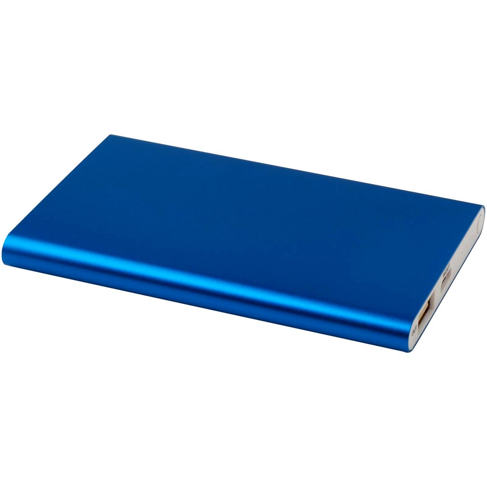 Pep 4000 mAh Type-C Powerbank aus recyceltem Aluminium  - royalblau