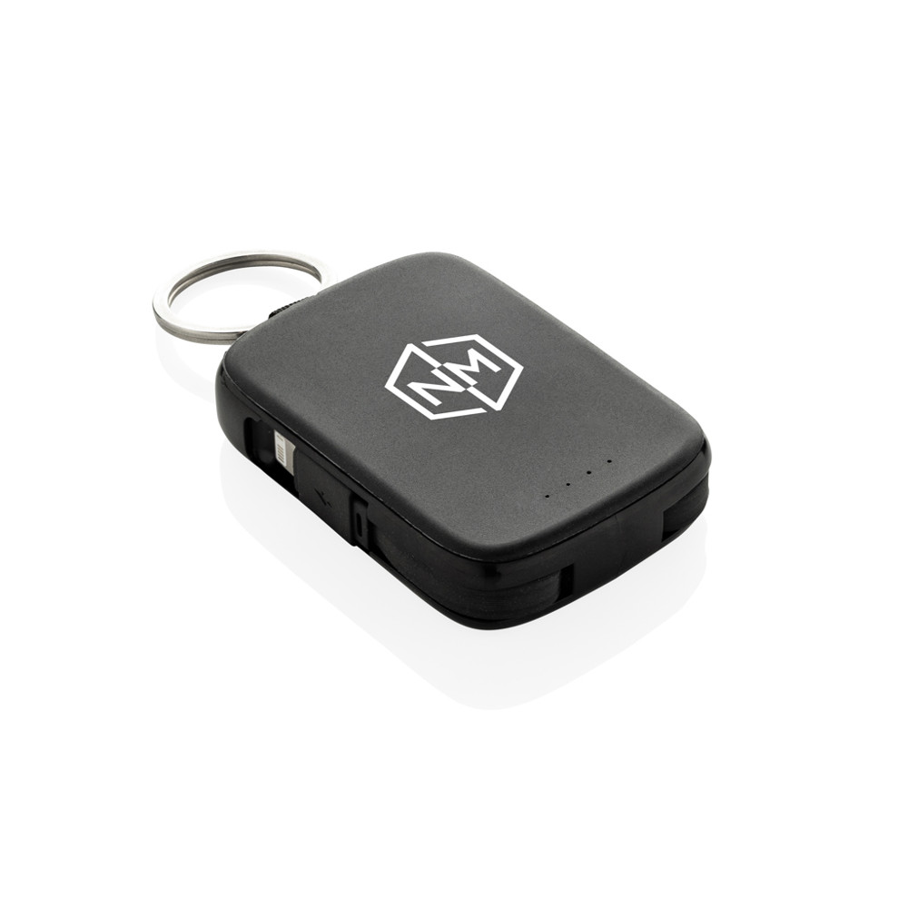 Nexo RCS Key-Chain-Powerbank 2.000mAh mit integr. Kabeln