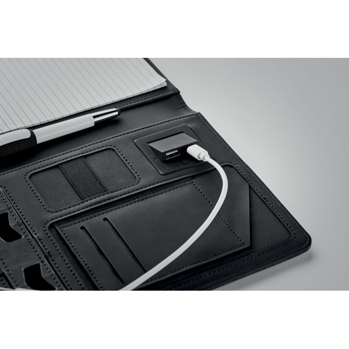 POWERNOTY - DIN A5 Portfolio & Powerbank