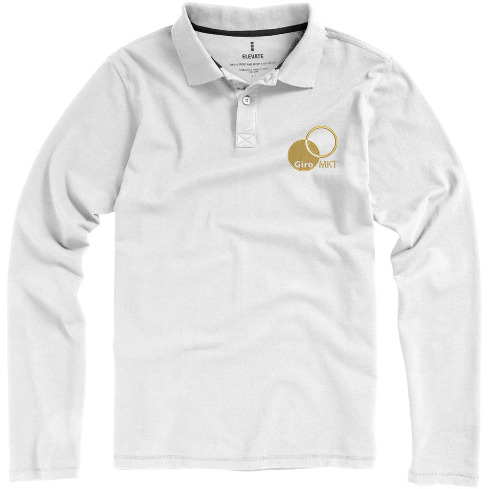 Oakville Langarm Poloshirt für Herren