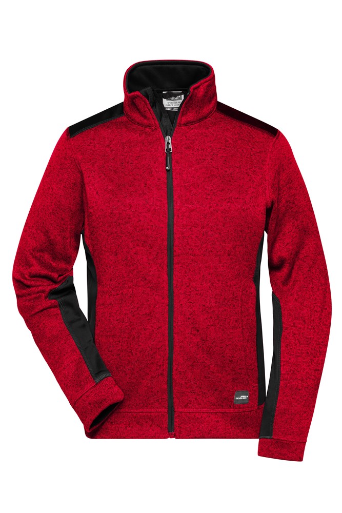 Ladies' Knitted Workwear Fleece Jacket - STRONG -