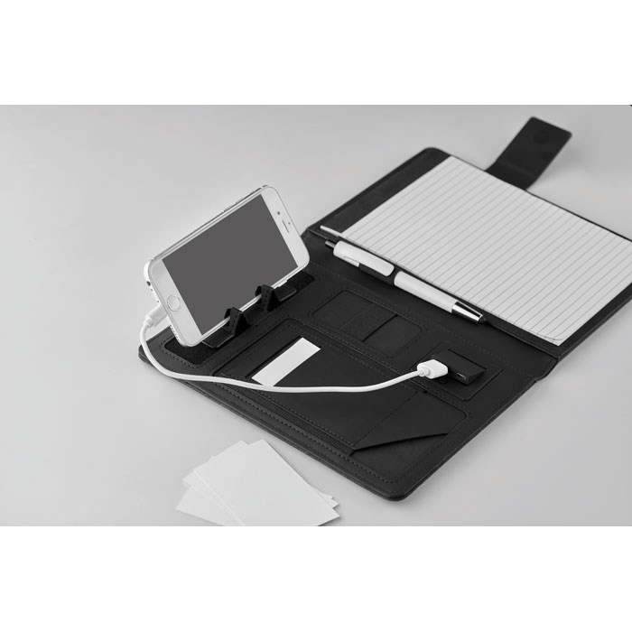 POWERNOTY - DIN A5 Portfolio & Powerbank